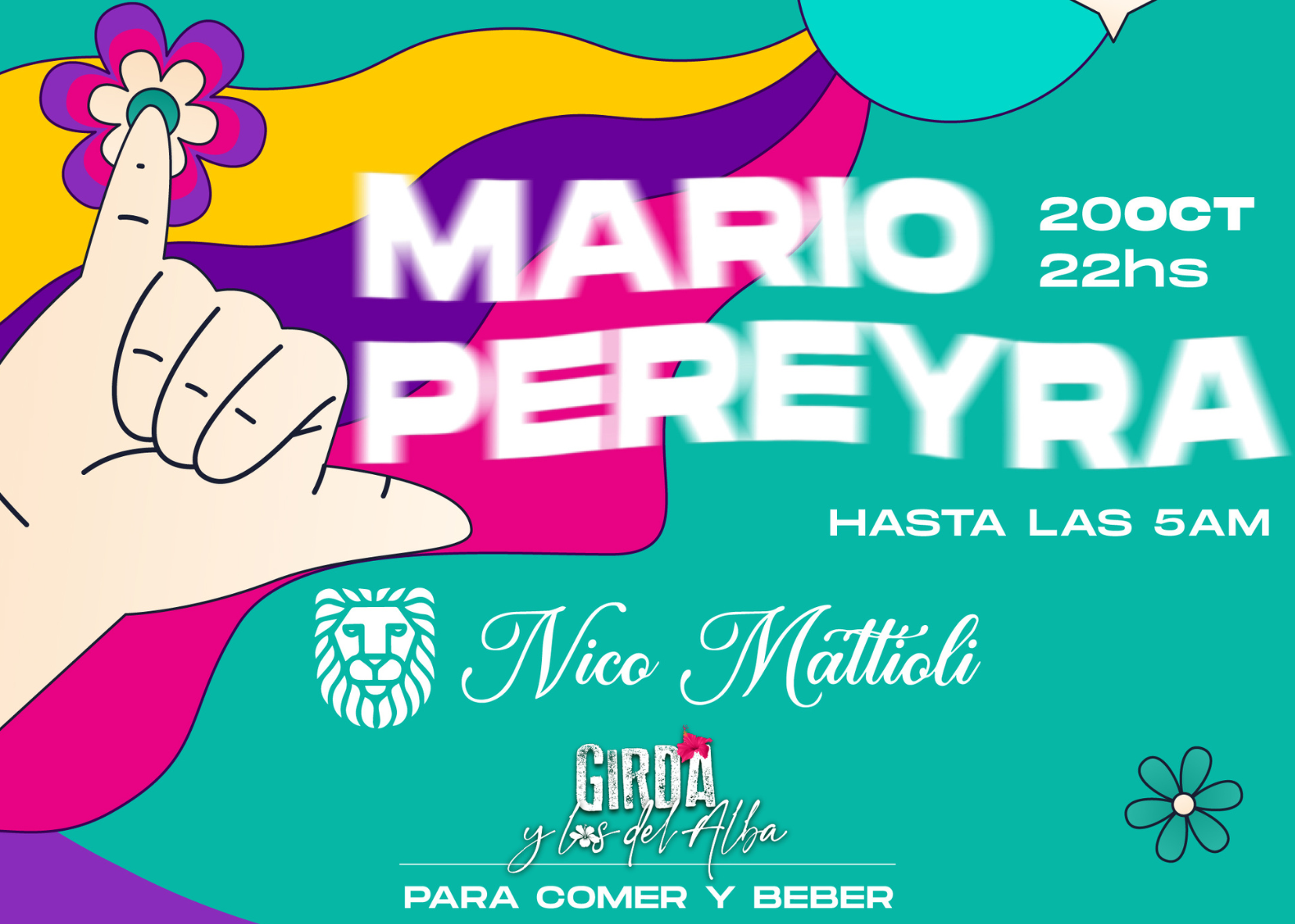 MARIO PEREYRA y NICO MATTIOLI en Club de la cumbia